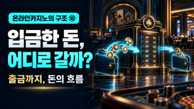 입금한 돈은 어디로 가고 출금은 어떻게 돌아올까? 온라인카지노 자금의 흐름