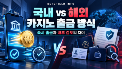 국내·해외 온라인카지노 출금 방식 비교｜즉시 출금과 내부 검토의 차이