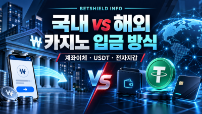 국내·해외 온라인카지노 입금 방식 비교｜계좌이체·USDT·전자지갑 차이